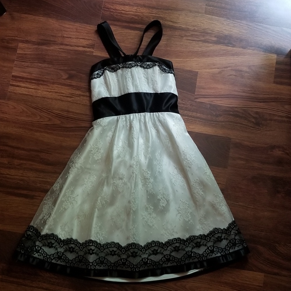 Beautiful Lace Up Back Dress